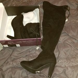 Brand New Lane Bryant Thigh High Boots 8W